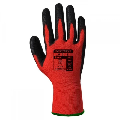 A641 - Mănuși Red PU / Portwest / Textile impregnate in poliuretan