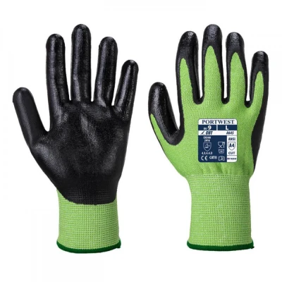 A645 - Mănuși Green Cut Nitrile Foam / Portwest / Antitaiere
