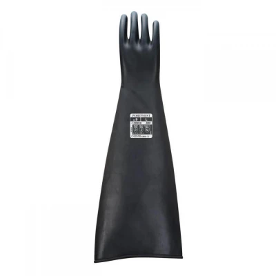 A802 - Mănuși Latex Cauciuc Heavyweight 44 cm / Portwest / Antichimice din latex