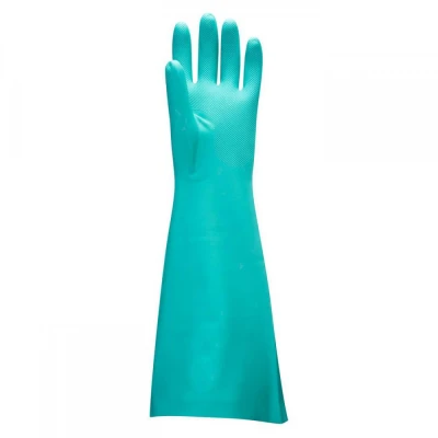 A813 - Mănuși Nitril extra lungi 48 cm / Portwest / Antichimice din nitril
