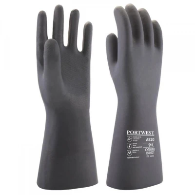 A820 - Mănuși de protecție chimică de Neopren / Portwest / Antichimice din neopren