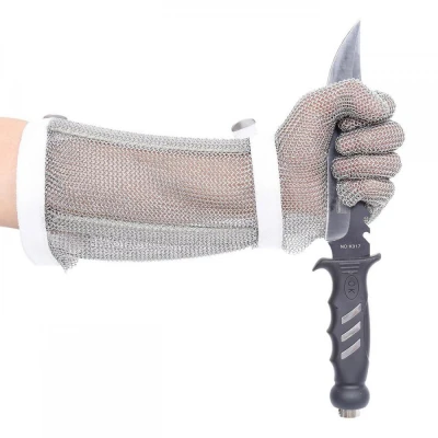 AC10 - Mănușă de zale cu mâneca 45cm / Portwest / Zale