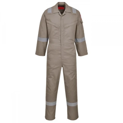 AF73 - Combinezon Araflame Silver / Portwest / Antistatica, ignifuga
