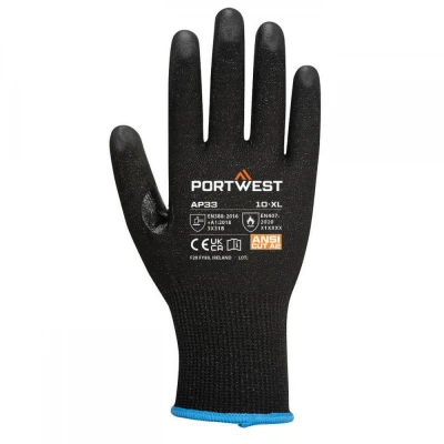 AP33 - Mănuși Touchscreen PU (12 perechi) / Portwest / Antitaiere