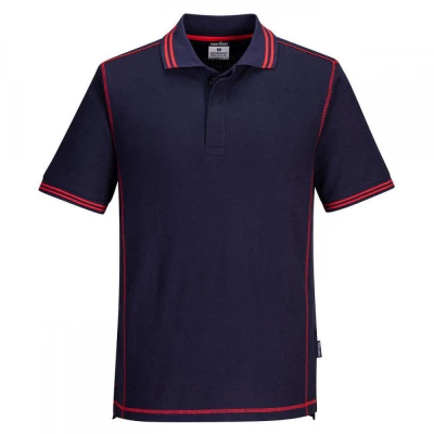 B218 - Tricou Polo Essential bicolor / Portwest / Tricouri POLO (cu guler si nasturi)