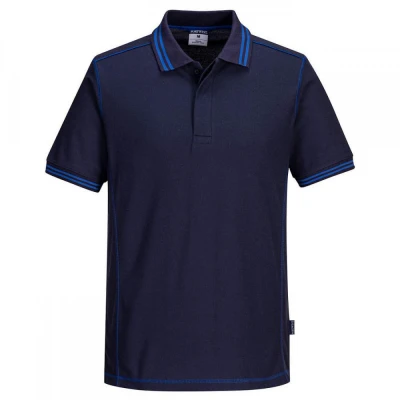 B218 - Tricou Polo Essential bicolor / Portwest / Tricouri POLO (cu guler si nasturi)