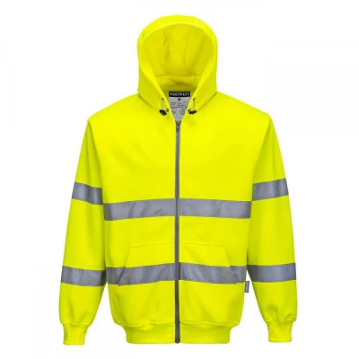 B305 - Hanorac HiVis cu fermoar frontal / Portwest / Reflectorizanta