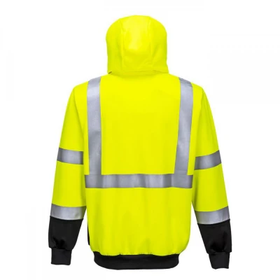B315 - Hanorac HiVis Bicolor cu Fermoar / Portwest / Reflectorizanta