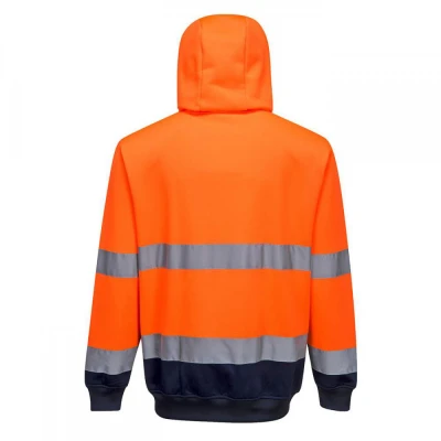 B317 - Hanorac bicolor cu fermoar si glugă / Portwest / Reflectorizanta