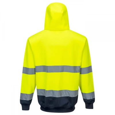 B317 - Hanorac bicolor cu fermoar si glugă / Portwest / Reflectorizanta