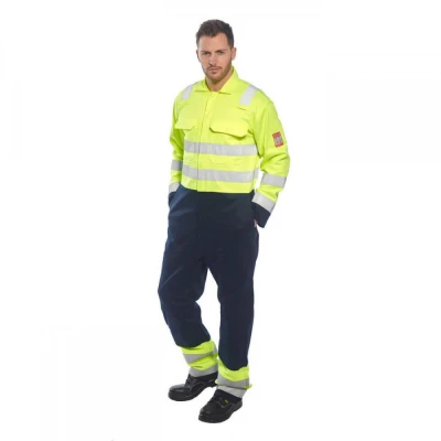 BIZ7 - Combinezon Bizweld Hi-Vis antistatic / Portwest / Antistatica, ignifuga
