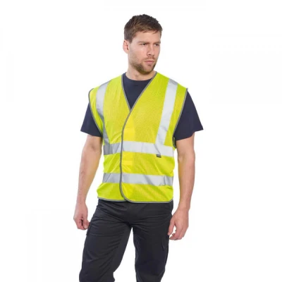 C370 - Vestă MeshAir Band&Brace / Portwest / Veste semnalizare