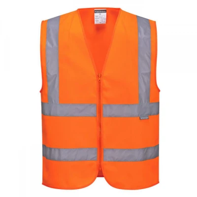 C375 - Vestă HiVis cu fermoar / Portwest / Veste semnalizare