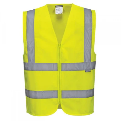 C375 - Vestă HiVis cu fermoar / Portwest / Veste semnalizare