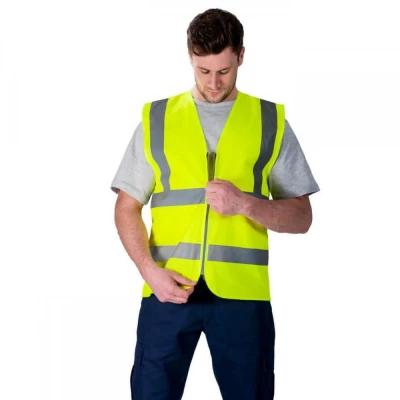 C375 - Vestă HiVis cu fermoar / Portwest / Veste semnalizare