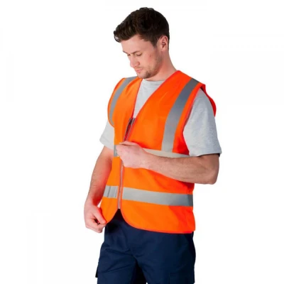 C375 - Vestă HiVis cu fermoar / Portwest / Veste semnalizare