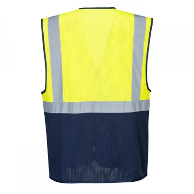 C377 - Vestă Executive HiVis bicoloră gama MeshAir / Portwest / Veste semnalizare