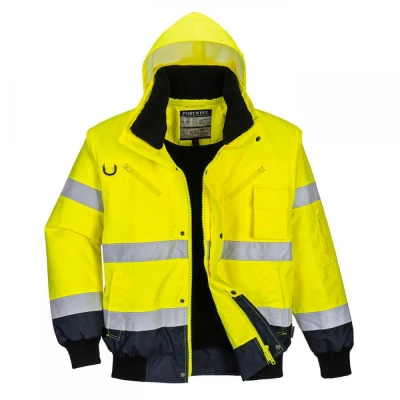 C465 - Jachetă HiVis Contrast Bomber 3-in-1 / Portwest / Reflectorizanta