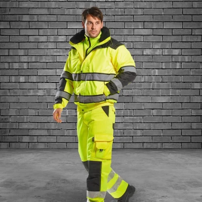 C466 - Jachetă HiVis Bomber Classic 3-in-1 / Portwest / Reflectorizanta