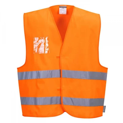 C475 - Vestă HiVis port acte dual / Portwest / Veste semnalizare