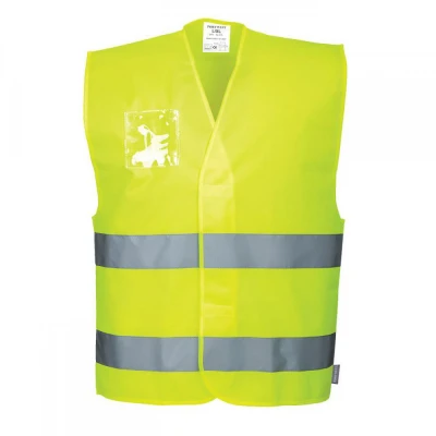 C475 - Vestă HiVis port acte dual / Portwest / Veste semnalizare