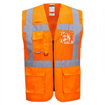 C496 - Vestă Madrid Executive Mesh HiVis / Portwest / Veste semnalizare
