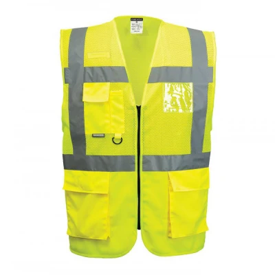 C496 - Vestă Madrid Executive Mesh HiVis / Portwest / Veste semnalizare