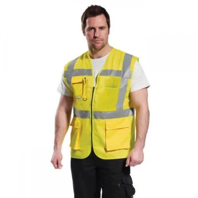 C496 - Vestă Madrid Executive Mesh HiVis / Portwest / Veste semnalizare