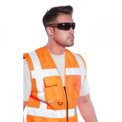 C496 - Vestă Madrid Executive Mesh HiVis / Portwest / Veste semnalizare