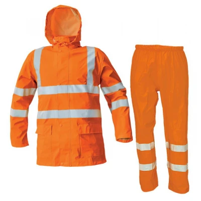 Jacheta si pantaloni SIRET HI-VIS SET / Cerva / Reflectorizanta