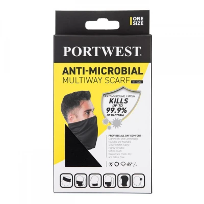 CS25 - Eșarfă anti-microbiană Multiway / Portwest / Genunchiere, Centuri, Brauri, Orteze, Accesorii im