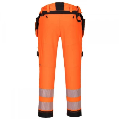DX442 - Pantaloni DX4 HiVis cu buzunare detașabile / Portwest / Reflectorizanta
