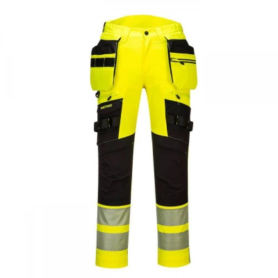 DX442 - Pantaloni DX4 HiVis cu buzunare detașabile / Portwest / Reflectorizanta