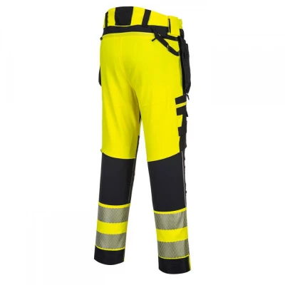 DX442 - Pantaloni DX4 HiVis cu buzunare detașabile / Portwest / Reflectorizanta