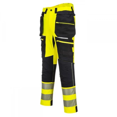 DX442 - Pantaloni DX4 HiVis cu buzunare detașabile / Portwest / Reflectorizanta