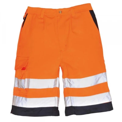 E043 - Pantaloni scurți HiVis polibumbac / Portwest / Reflectorizanta