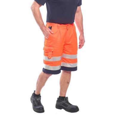 E043 - Pantaloni scurți HiVis polibumbac / Portwest / Reflectorizanta