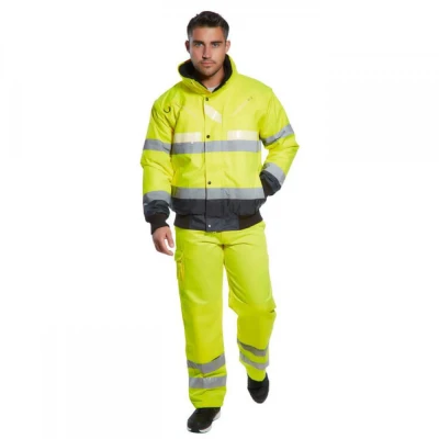 E046 - Pantaloni HiVis Combat / Portwest / Reflectorizanta