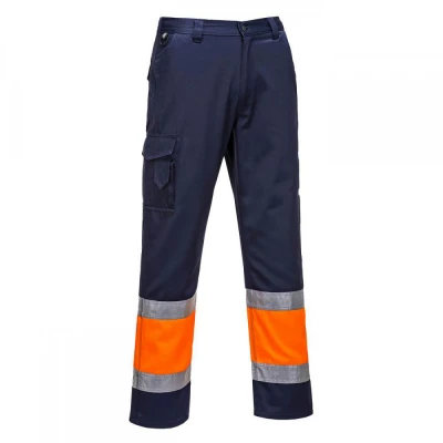 E049 - Pantaloni HiVis Combat bicolor / Portwest / Reflectorizanta