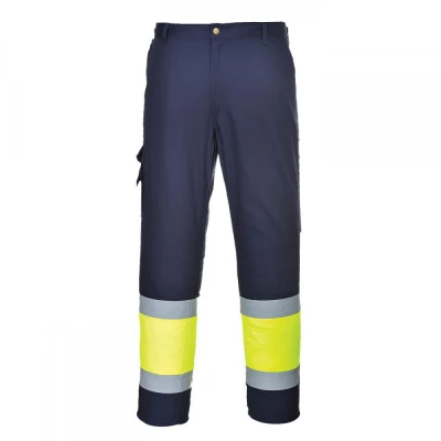 E049 - Pantaloni HiVis Combat bicolor / Portwest / Reflectorizanta