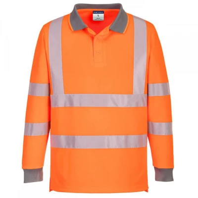 EC11 - Tricou Polo Eco HiVis L/S (6 buc.) / Portwest / Reflectorizanta
