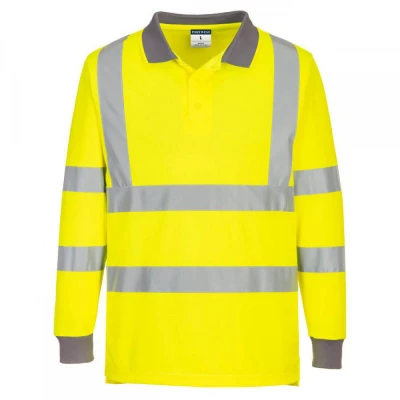 EC11 - Tricou Polo Eco HiVis L/S (6 buc.) / Portwest / Reflectorizanta