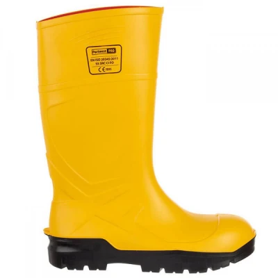 FD95 - Cizme din PVC Safety Wellington S5 CI FO SR / Portwest / Cizme protectie PVC, apa noroi, galosi PVC