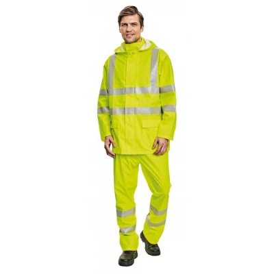 Jacheta si pantaloni SIRET HI-VIS SET / Cerva / Reflectorizanta