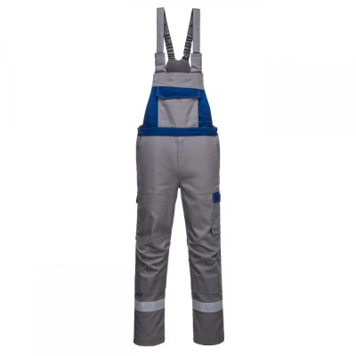 FR07 - Pantaloni cu pieptar Bizflame Ultra în 2 nu / Portwest / Antistatica, ignifuga