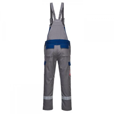 FR07 - Pantaloni cu pieptar Bizflame Ultra în 2 nu / Portwest / Antistatica, ignifuga