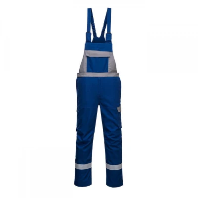 FR07 - Pantaloni cu pieptar Bizflame Ultra în 2 nu / Portwest / Antistatica, ignifuga