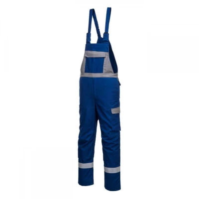FR07 - Pantaloni cu pieptar Bizflame Ultra în 2 nu / Portwest / Antistatica, ignifuga