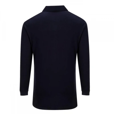 FR10 - Tricou Polo cu mâneci lungi, ignifug și ant / Portwest / Antistatica, ignifuga
