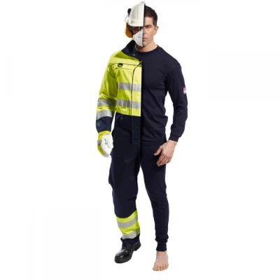 FR10 - Tricou Polo cu mâneci lungi, ignifug și ant / Portwest / Antistatica, ignifuga